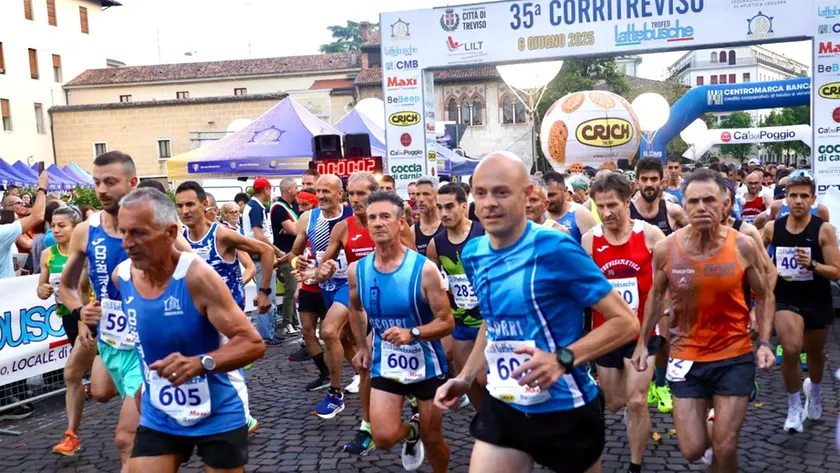 La partenza di una precedente edizione della Corritreviso