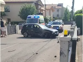 La scena dello speronamento
