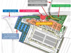 Il progetto del maxi polo sulla Treviso mare