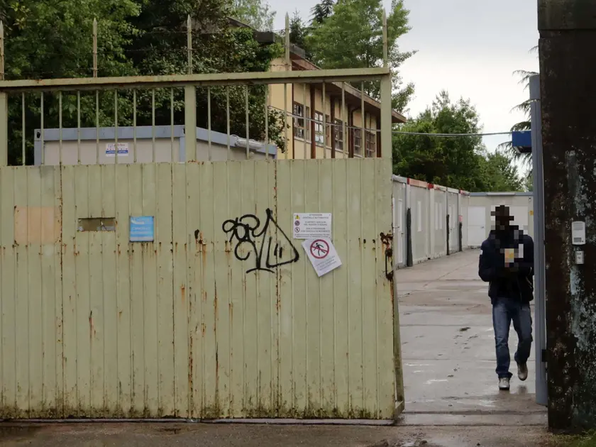 L’ingresso dell’ex caserma Zanusso a Oderzo