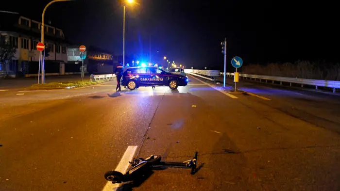 Un incidente in monopattino (foto d'archivio)