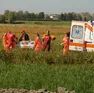 Un intervento del 118 nei campi