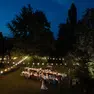 Un matrimonio con sposi e invitati a Ca’ Lozzio