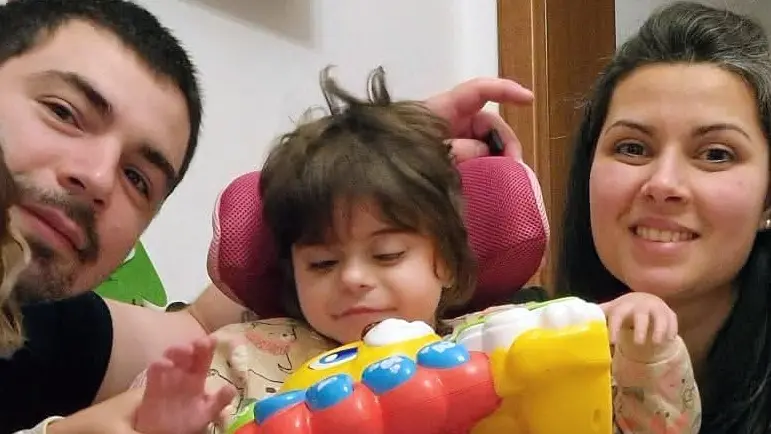 Bianca Cozzolino con mamma e papà