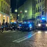 Un intervento di polizia e carabinieri in centro a Treviso