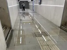 Il sottopassaggio allagato