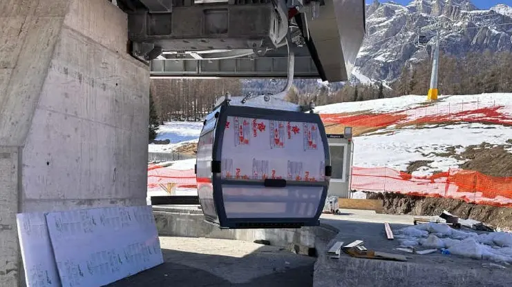 La funivia di Socrepes ferma
