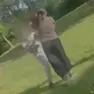 Un fermo immagine dell'aggressione alla ragazzina al parco di San Liberale a Treviso