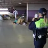 Polizia locale di Treviso durante lo sgombero del Dal Negro lo scorso 16 aprile