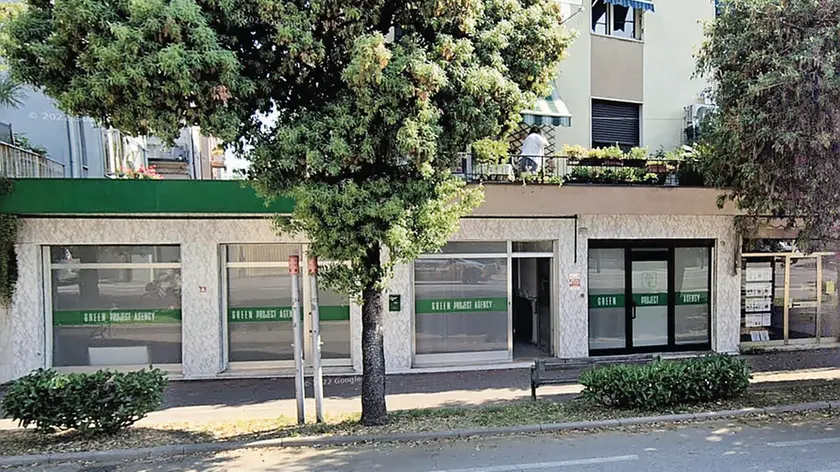 Gli uffici della Green Project, oggi chiusi, a Zelarino