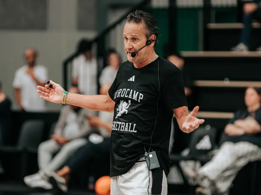 Kenny Atkinson all'Eurocamp in Ghirada