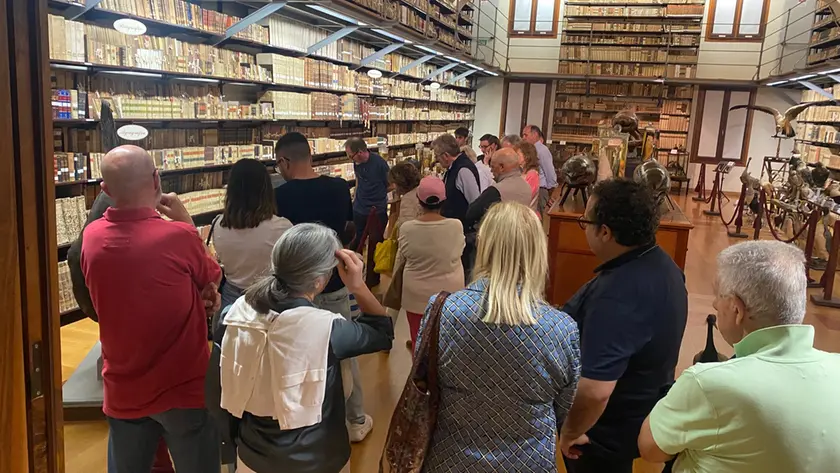 Visitatori alla Collezione Scarpa a Treviso