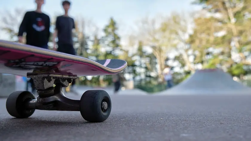 Bulli allo skate park di Mogliano