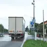 Un autovelox lungo una strada in Veneto