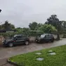 I carabinieri fuori dall'abitazione della coppia