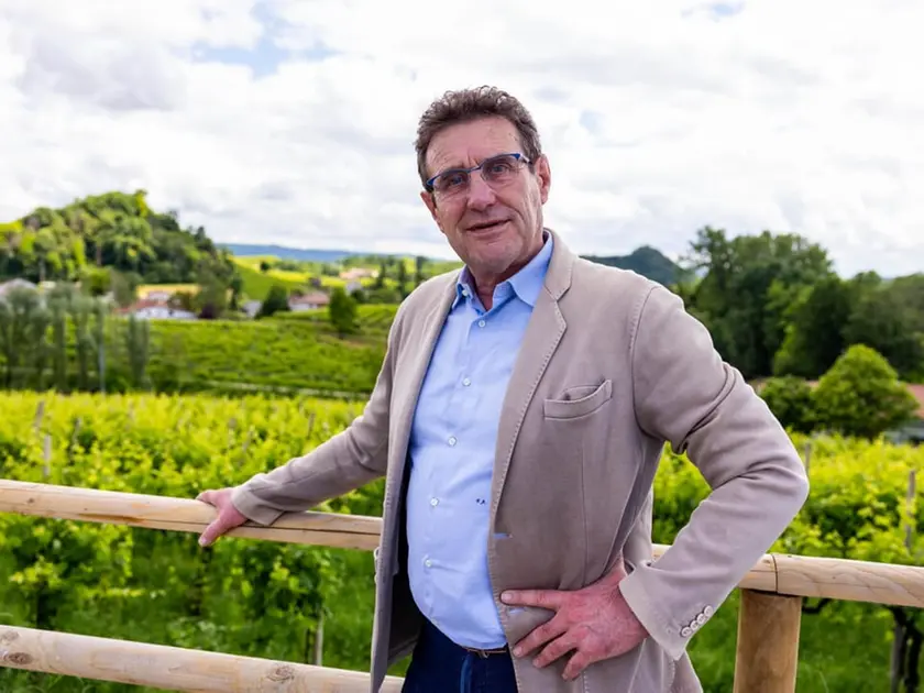 Franco Adami, presidente del Consorzio del Docg Conegliano Valdobbiadene