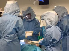 Un'operazione all'ospedale di Conegliano