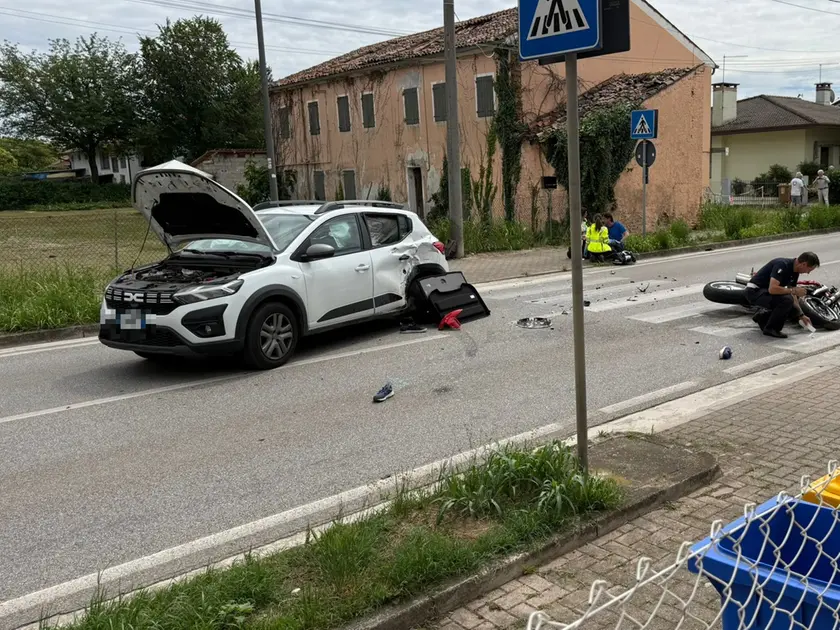 Le immagini dello schianto a Istrana
