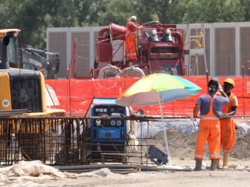 Allarme caldo nei cantieri trevigiani