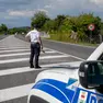 Un posto di blocco della polizia locale, a Ponzano. un uomo di 35 anni scappato all’alt è stato inseguito