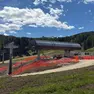 La stazione di monte della cabinovia