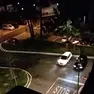 Un fotogramma del video postato dai residenti