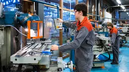 foto simbolo lavoratori giovani in fabbrica