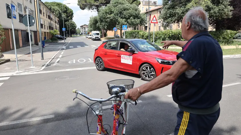 Il punto in cui partono le gare notturne