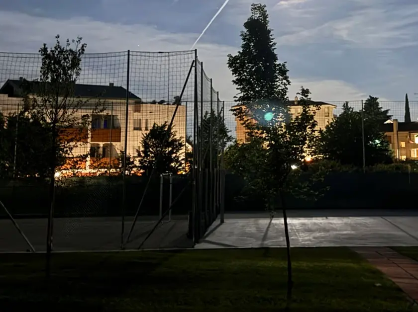 Il parchetto parrocchiale