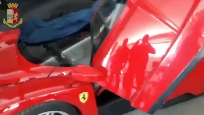 Una Ferrari sequestrata dalla polstrada di Treviso