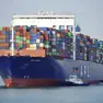 Una nave portacontainer
