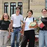 Maturandi del liceo Canova dopo la prima prova