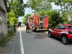 L'intervento dei vigili del fuoco a Spresiano