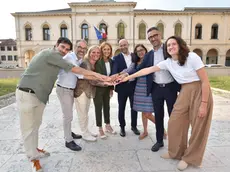 Da sinistra Boldo, Beltramello, Concolato, Ghimenton, Manente, Piazza, Antonello e Stangherlin