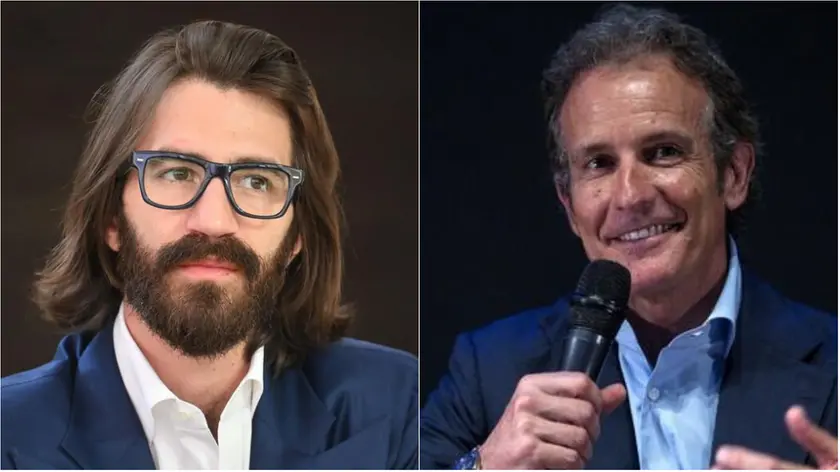 Leonardo Maria Del Vecchio e Luciano Benetton