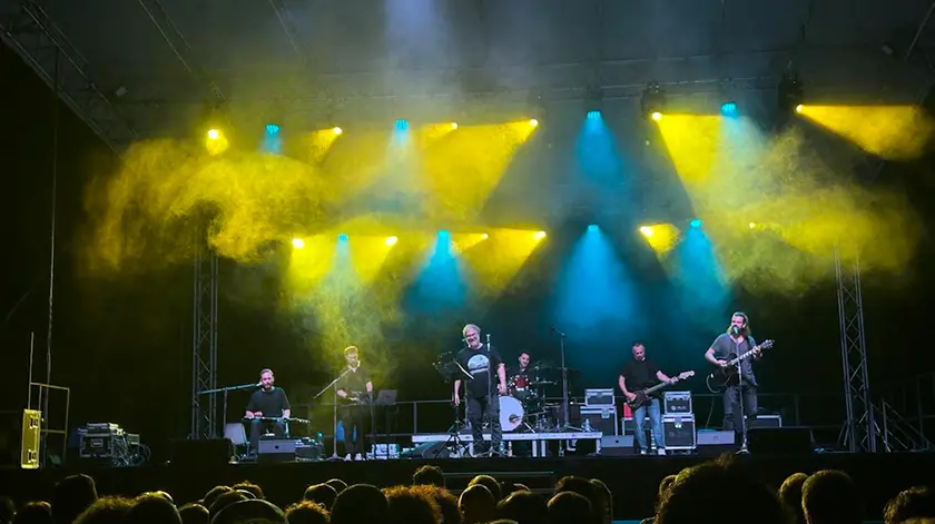 Andrea Pennacchi sul palco di Villa Guidini