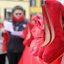Una manifestazione contro la violenza sulle donne