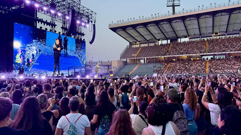 Il concerto di Tiziano Ferro a Padova