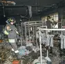 Il giorno dopo l'incendio al baza Aumai a Conegliano