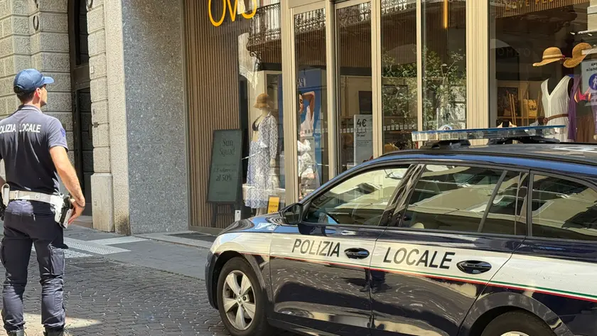 L'intervento della Polizia Locale
