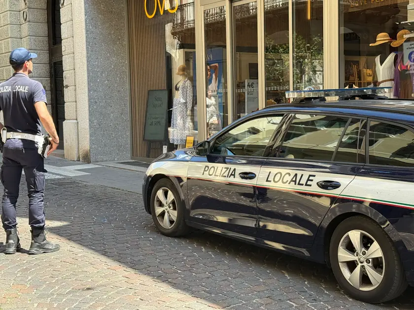 L'intervento della Polizia Locale