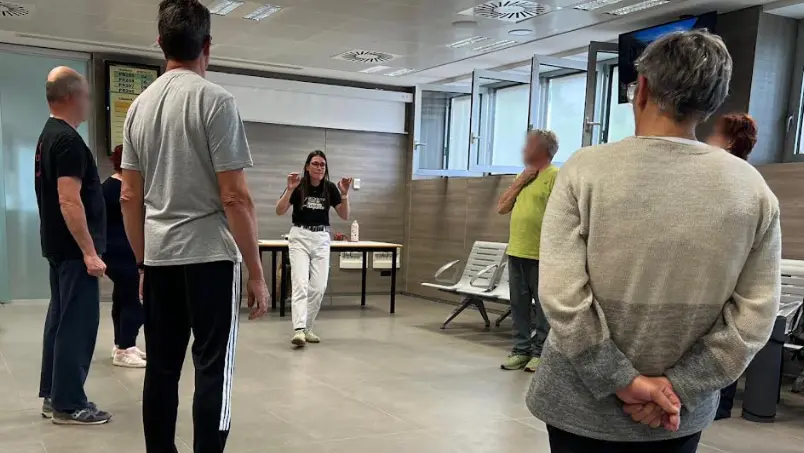 Una lezione del progetto "Teatro in Ospedale"