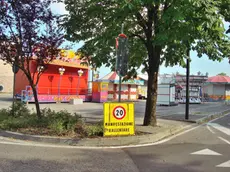Il luna park della sagra di Vazzola