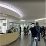L'atrio dell'ospedale di Conegliano, dove la donna è stata ricoverata