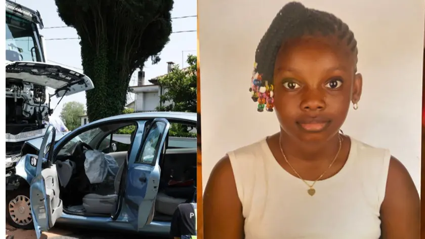 La bambina di 9 anni ha perso la vita in seguito all'incidente