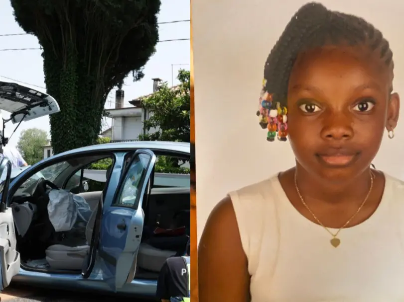 La bambina di 9 anni ha perso la vita in seguito all'incidente