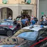 Le forze dell'ordine fuori dal Pam a Treviso