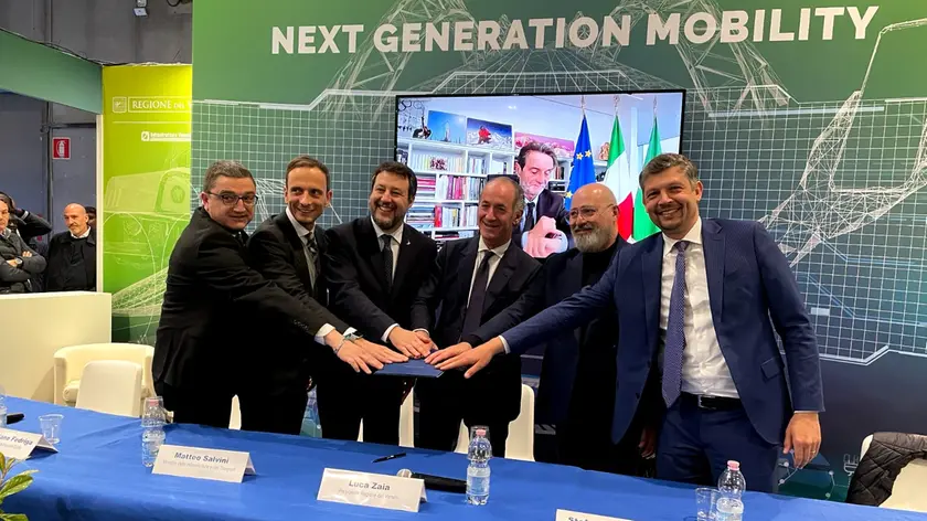 La firma a Verona del Protocollo sulla logistica tra Regioni