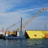 Operazioni di manutenzione paratoia paratoie del Mose