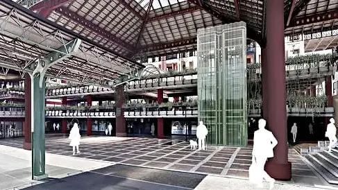 Un rendering di come apparirà la zona del Biscione